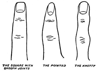 THE SQUARE WITH SMOOTH JOINTS - THE POINTED - THE KNOTTY